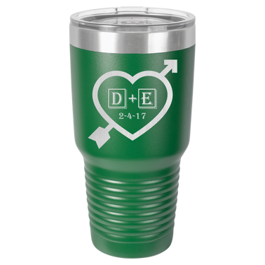 D+E Romantic Tumbler